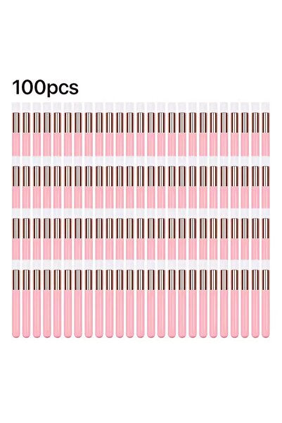 Choice 100 قطعة 50/100 قطعة فرشاة تنظيف الرموش، فرشاة شامبو الرموش، فرشاة لتر...