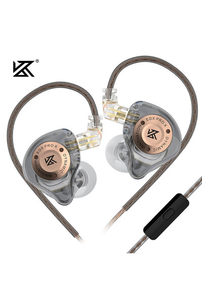 choice2 سماعات أذن داخلية سلكية عالية الأداء بتقنية هاي فاي، رمادية اللون ، ب...