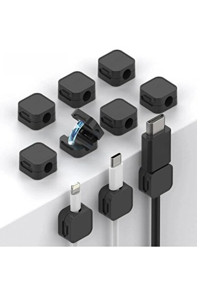 Choice3 10 Black 10 White Cable clamp-type adjustable wiring harness fixator....