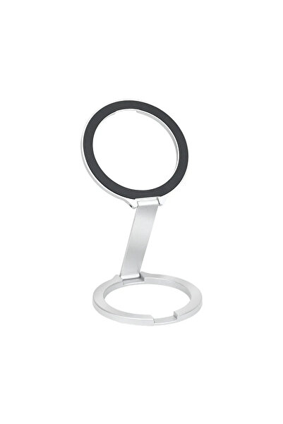 Choice حامل مغناطيسي معدني فضي من دوتريو لـ Magsafe، قطعة واحدة، شفط قوي، دوا...