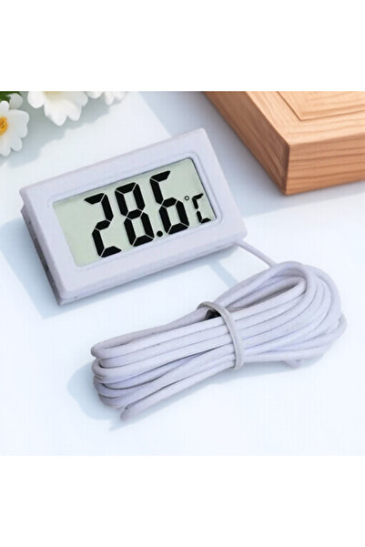 choice2 مقياس حرارة حوض السمك JJYY (أبيض) مقاوم للماء، مقياس حرارة للزواحف، ج...