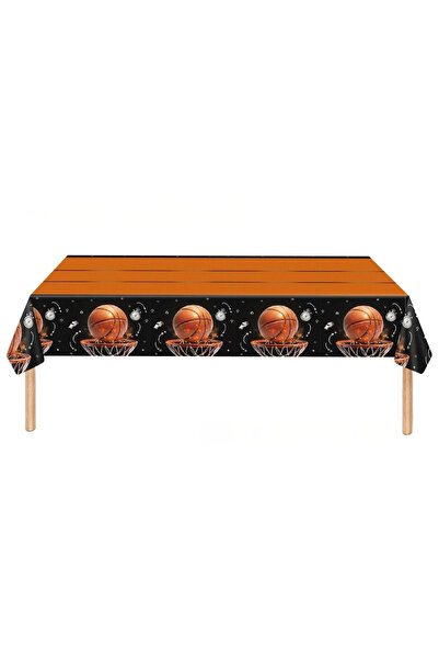 Choice7 Tablecloth 1pcs 24pcs Basketball Themed Party Tableware Set, Basketba...