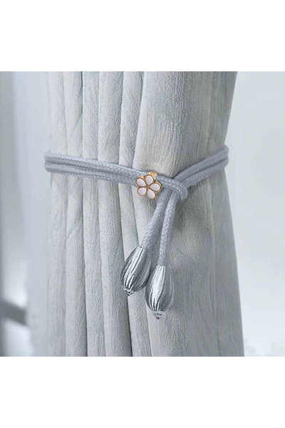 Choice رباط ستارة من قطن قابل للتعديل، لون رمادي فاتح، قطعتان/زوج، حبل منسوج ...