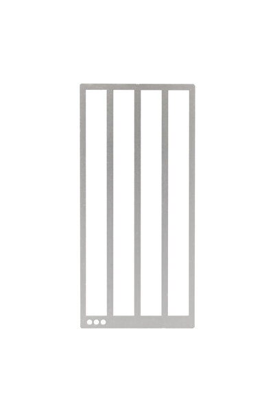 Choice3 مسطرة صغيرة مستديرة من الفولاذ المقاوم للصدأ -3 للرسم الماسي، خفيف، م...