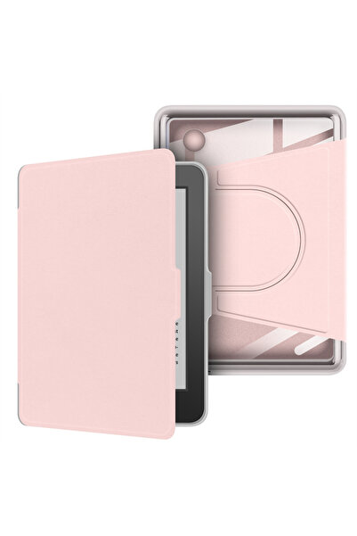 Choice غطاء خلفي شفاف من أكريليك باللون الوردي لجهاز Kobo Clara Colour، متواف...