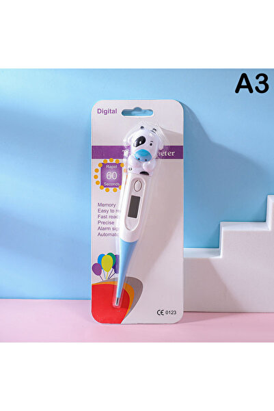 Choice ميزان حرارة إلكتروني برأس ناعم بتصميم كرتوني A3، ميزان حرارة رقمي منزل...