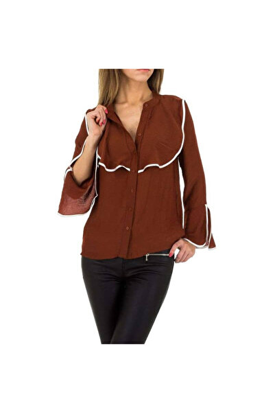 Julie by JCL Blouse Collection C014 brown color size 36