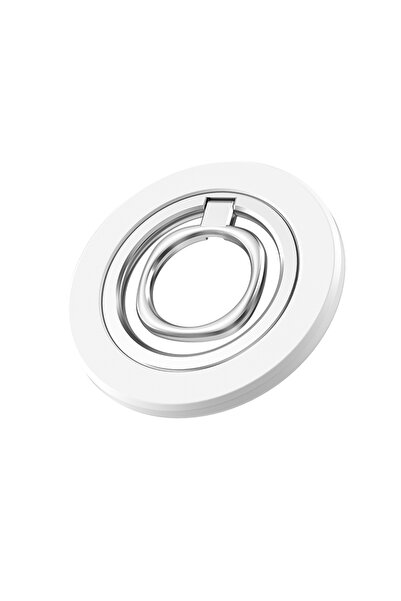 Choice4 حامل حلقي مغناطيسي أبيض للهواتف الذكية متوافق مع MagSafe لهواتف آيفون...