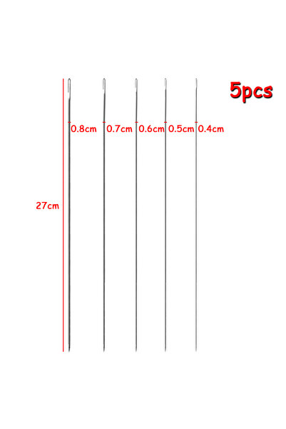 Choice5 5 إبر خرز من الفولاذ المقاوم للصدأ من SMI، 4 أنماط، مجموعة أدوات تمري...