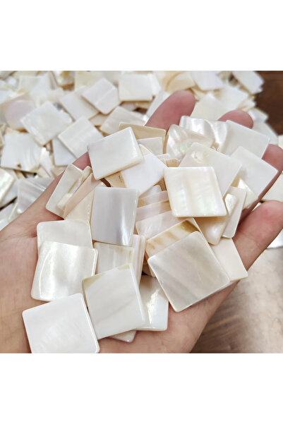 Choice nature white 100g Square Chinese Freshwater Shell Mother of pearl mosa...