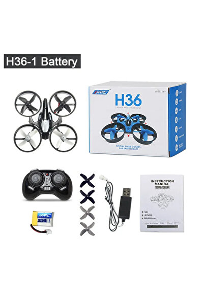 Choice1 H36-Grey JJRC H36 Mini Rc 2.4G Drone 6-axis Headless Mode Collision A...