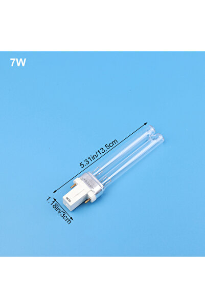 Choice3 7W 1pc UV Light Bulbs Aquarium Fish Tank Pond Ultraviolet Sterilize L...