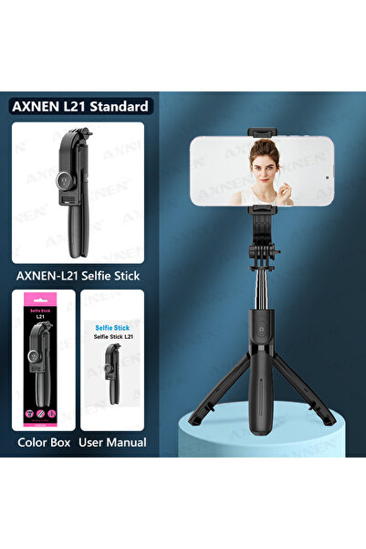 Choice حامل ثلاثي القوائم على شكل عصا سيلفي AXNEN L21، حامل ثلاثي القوائم لله...