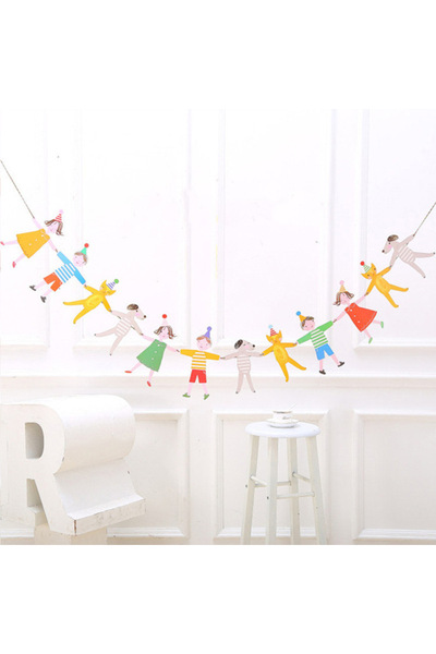 Choice4 لافتة بنمط كرتوني من النوع الأول للاحتفال بأعياد الميلاد، وديكور خلفي...