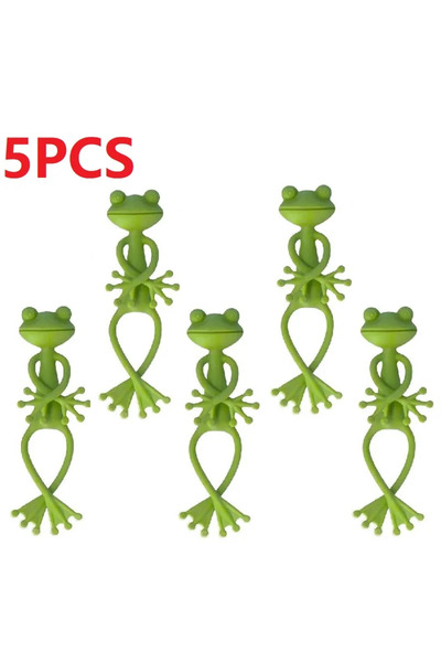 Choice1 5 قطع، 1/3/5/10 قطع، حامل نباتات على شكل ضفدع، دعامة لنبات الطماطم، ح...