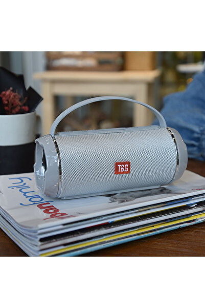 choice2 مكبر صوت بلوتوث لاسلكي محمول رمادي اللون للاستخدام الخارجي، راديو، مس...