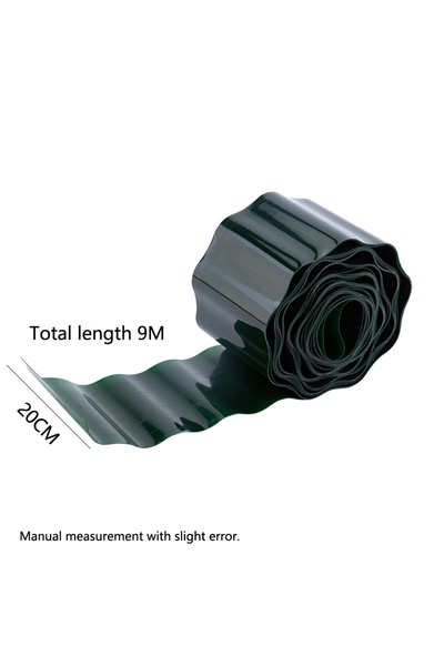 choice2 20cm Landscape Edging Plastic Lawn Edging Corrugated Garden Edging Ga...