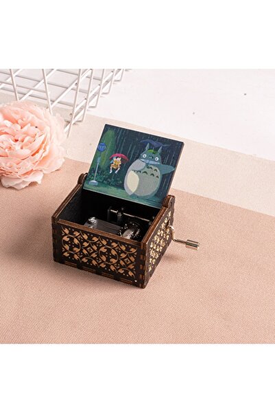 Choice13 MINISO J 2025 HOT NEW GOOD toy Wooden painted music box, Totoro musi...