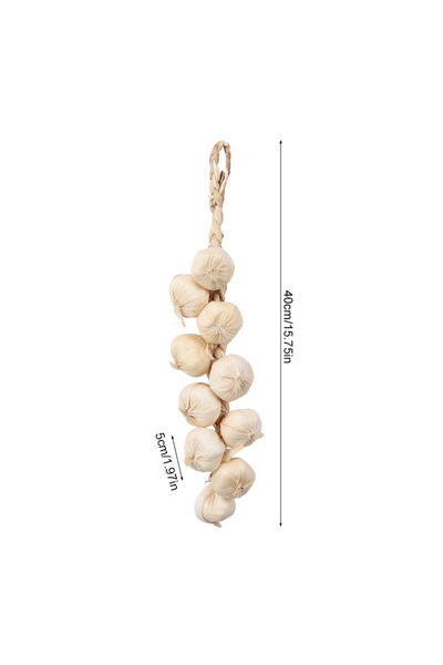 Choice4 ثوم أبيض، فاكهة صناعية، خضراوات، فلفل حار، ثوم، يقطين، ديكور منزلي، م...