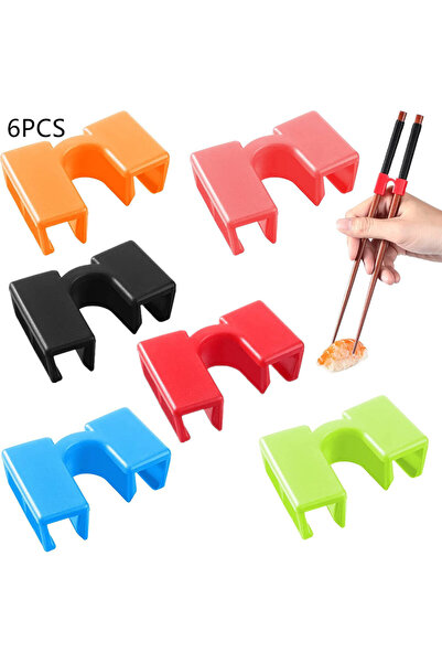 Choice Mixed 6PCS Pack of 6 Reusable Chopsticks Helpers Training Adults Kids ...