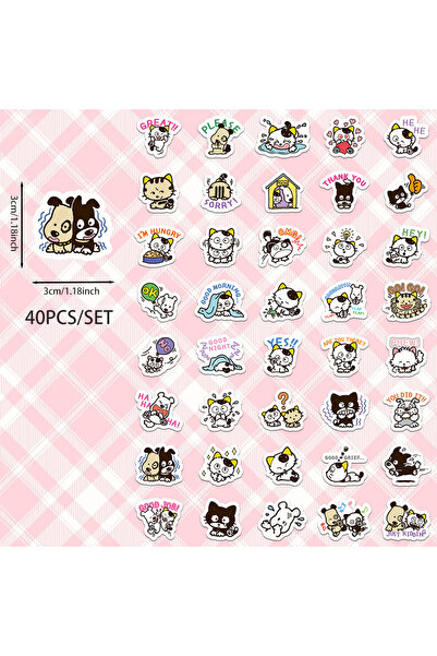 Choice 6X5.2X0.5CM DJ-564 40 pcs Cute Cartoon Tommy and his friends Stickers ...