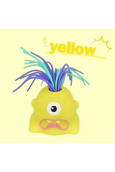 Choice1 yellow New Novelty Funny Hair Pulling Will Be Screaming Little Monste...