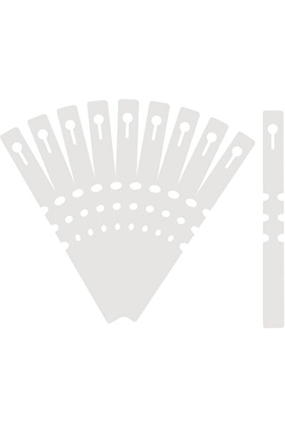 Choice 100pcs white 100pcs Waterproof Plant Markers Plastic Plant Hanging Tag...