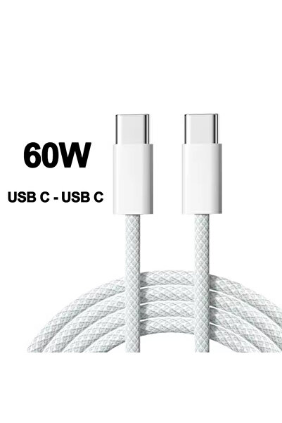 Choice كابل شحن سريع أصلي بطول 2 متر بقوة 60 واط من نوع USB Type C لأجهزة iPh...