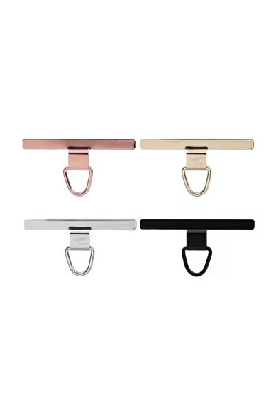 Choice9 4PCS Mixed A 4/1PCS Ultra Thin Stainless Steel Phone Tether Tab Unive...