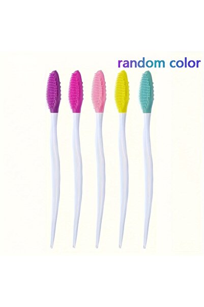 Choice1 فرشاة أسنان للكلاب بألوان عشوائية (5 أو 10 قطع)، فرشاة تنظيف أسنان نا...