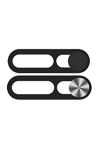 Choice غطاء كاميرا ويب أسود مختلط - قطعتان (1-2 قطعة) لهاتف آيفون، مضاد للاخت...