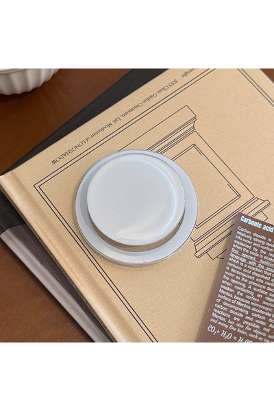 Choice6 حامل دائري كوري لون سادة للهاتف المغناطيسي Griptok Grip Tok Stand لها...