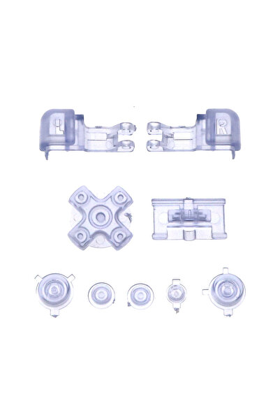 Choice16 Clear Purple YuXi Replacement Butt Set For Gameboy Advance SP for GB...