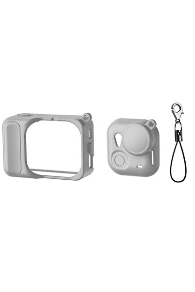 Choice1 غطاء سيليكون رمادي اللون لكاميرا Insta360 GO Ultra، غطاء حماية لكامير...