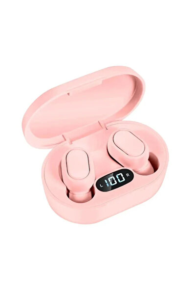 choice2 سماعات رأس لاسلكية وردية اللون E7S TWS، مزودة بتقنية بلوتوث، للتحكم ف...