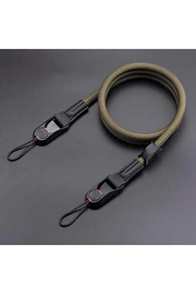 Choice حزام كاميرا دائري سريع الفك باللون الأخضر العسكري، مناسب لكاميرات DSLR...