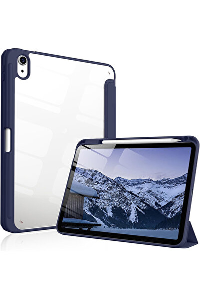 choice2 حافظة قلم سوداء لامعة لجهاز iPad (A16) الجيل العاشر/الحادي عشر، متواف...