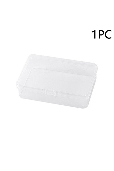 Choice1 1 قطعة شفافة 1/3 قطعة صناديق بلاستيكية شفافة لأوراق اللعب وحاوية تخزي...