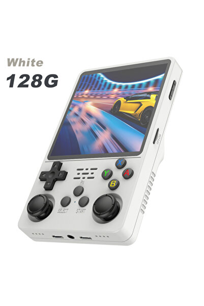 Choice15 جهاز ألعاب محمول جديد بشاشة كبيرة 4 بوصة IPS، أبيض، سعة 128 جيجابايت...
