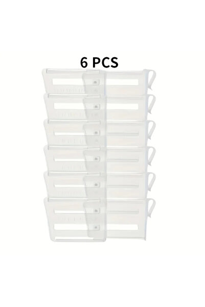 Choice 6pcs Adjustable Refrigerator Space Divider - Expandable Drink and Sauc...
