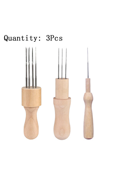 Choice14 Mixed tools Wool Felting Needles Kit Wooden Handle Needle Felting To...