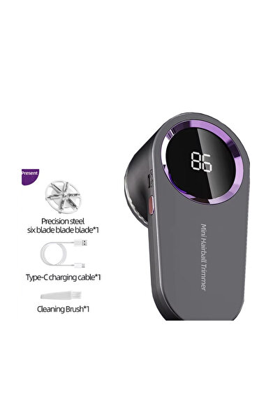 Choice GREY HOMEFISH LED Digital Electric Lint Remover USB Rechargeable Fabri...