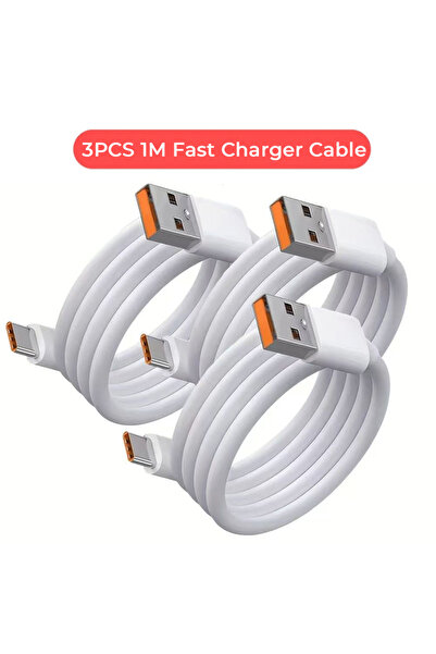 Choice4 3 قطع بطول 1 متر من NNBILI، 3 قطع كابل شحن فائق السرعة 100 واط 6 أمبي...