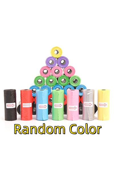 Choice8 ٢٠ لفة عشوائية، ٣٠٠ قطعة من أكياس فضلات الكلاب والقطط بتصميمات كرتوني...