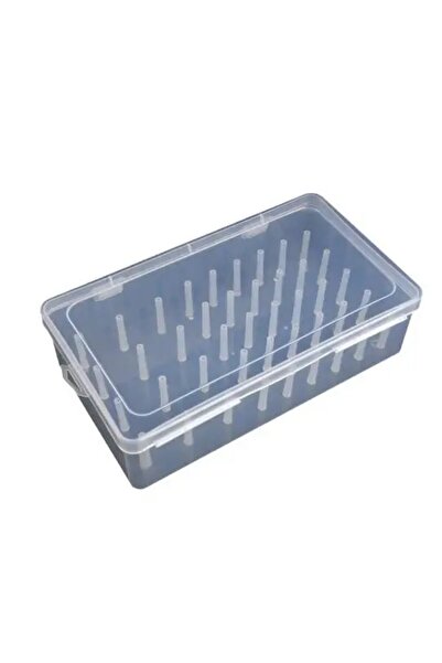 Choice1 صندوق إبرة وخيط شفاف اللون مكون من 42 محورًا، صندوق تخزين منزلي متعدد...