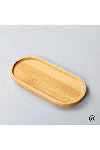 Choice 16.7x8cm oval Multi Bamboo Tray Wood Saucer Flower Pot Tray Cup Pad Co...