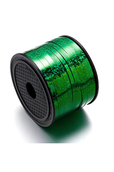 choice2 5.5cmx8cm Green 100yards/roll Plastic Laser Ribbon Colorful Balloon R...