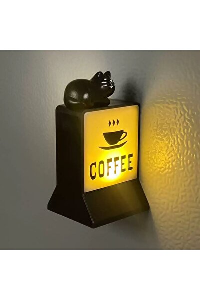 Choice لوحة إضاءة إبداعية على شكل ركن قهوة عتيق، مغناطيس ثلاجة، لوحة تعليق مغ...