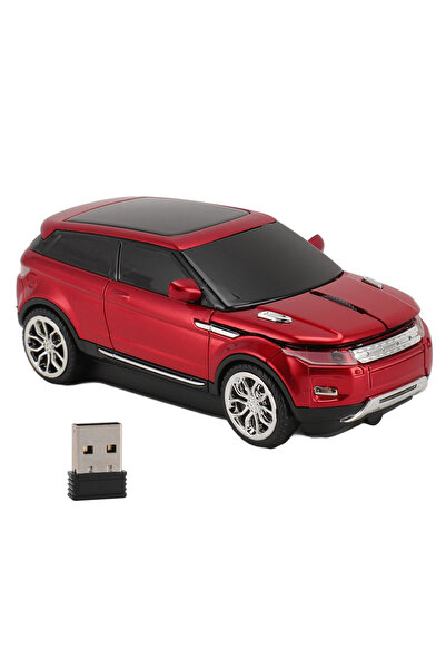 Choice3 Red Car Shape Wireless Gaming Mouse Mice 2.4GHz 1600 DPI Cool 3D Car ...