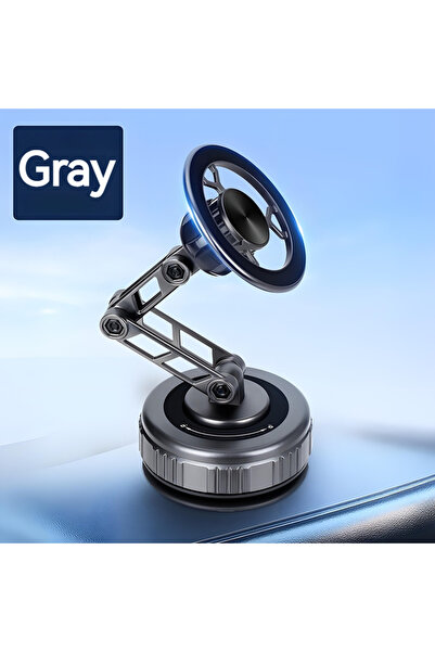 Choice1 حامل هاتف مغناطيسي للسيارة G188S رمادي اللون، مزود بكوب شفط فراغي، قا...